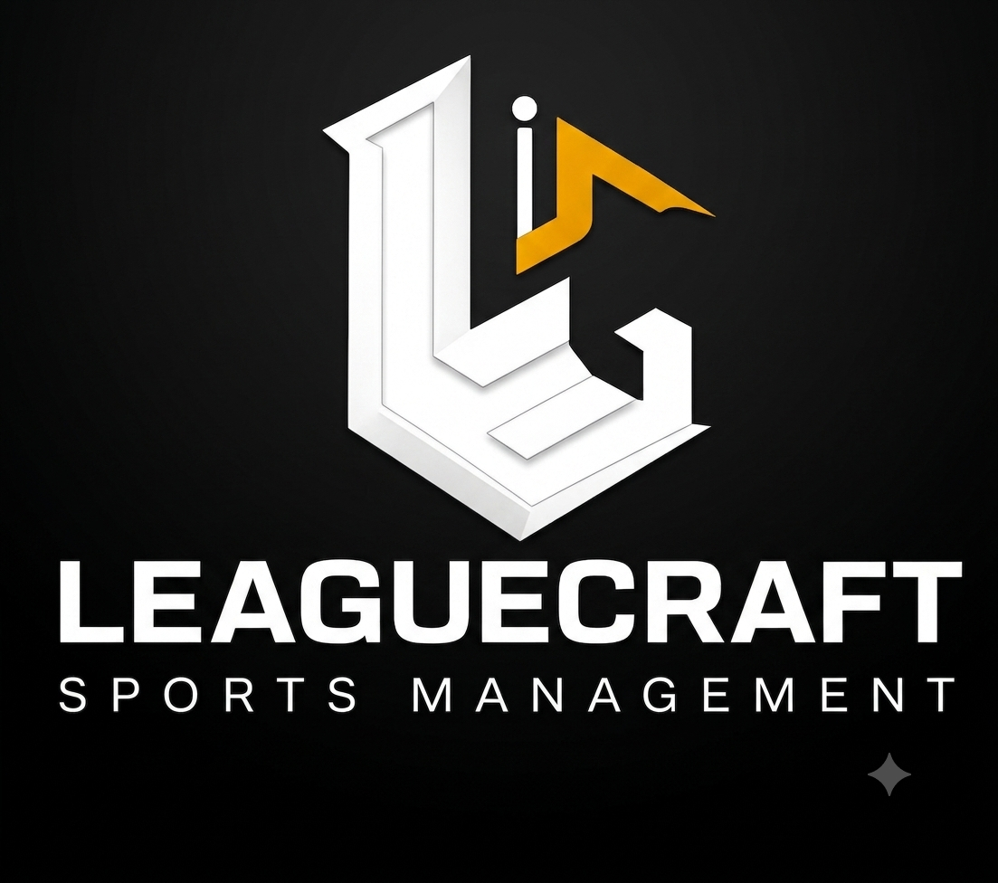 LeagueCraft Sports Management Logo