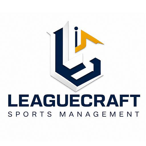 LeagueCraft Sports Management Logo